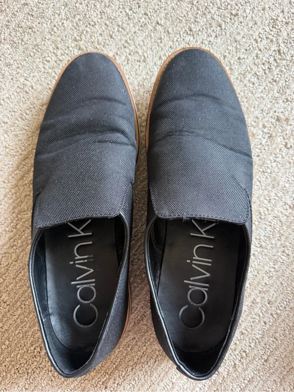 Calvin Klein Black Slip-On Chukka Boots